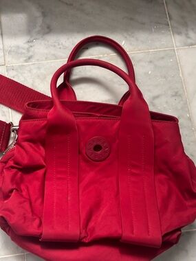 Bimba y Lola Red Nylon Tote Bag